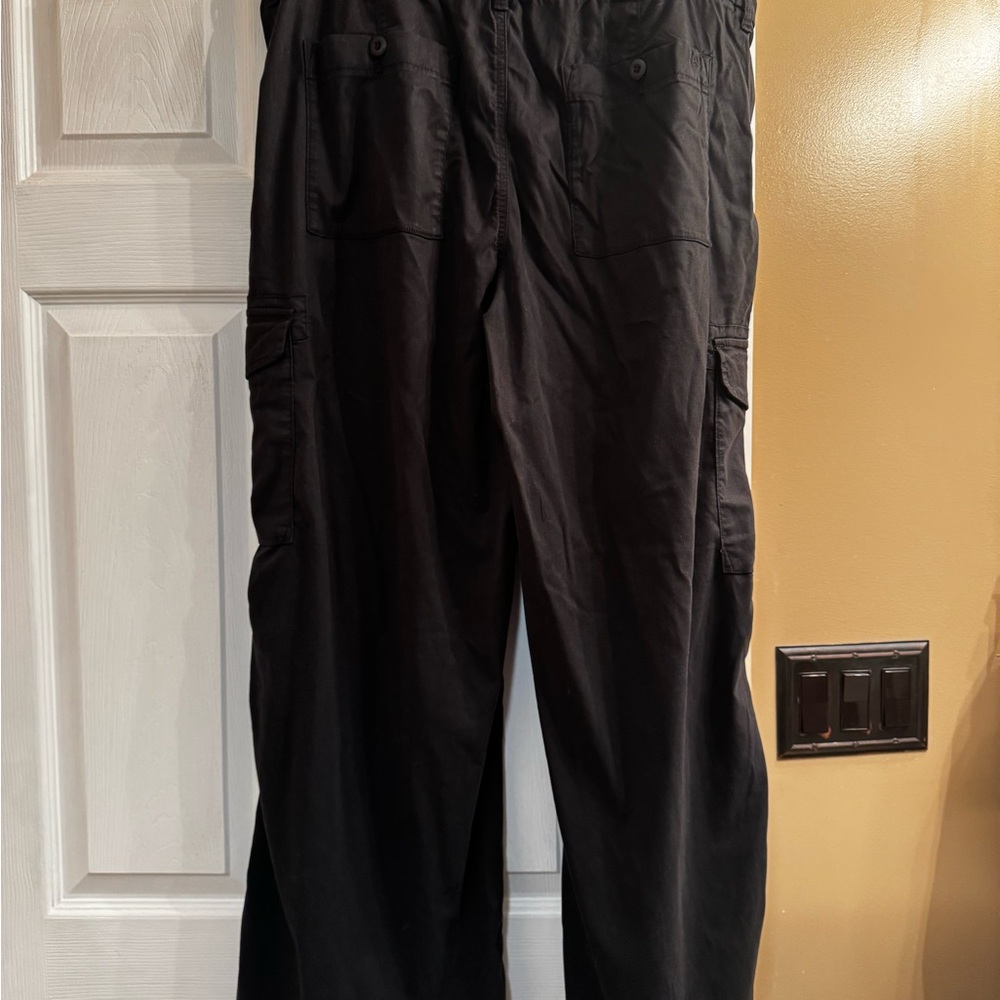 New ladies 16 33 W American Eagle baggy wide leg stretch navy pants